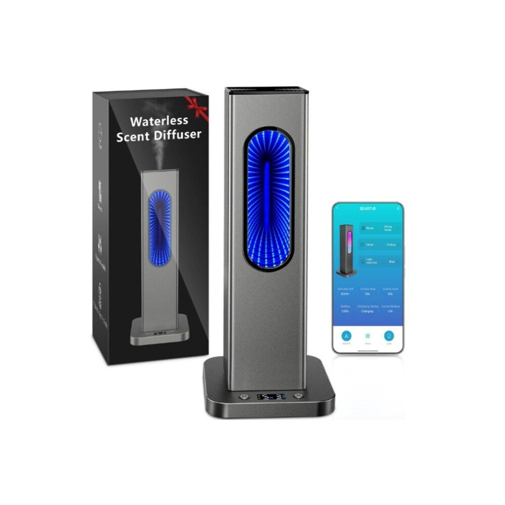 Waterless Essential Oil Diffuser, Rechargeable App Remote Control Scent Diffuser